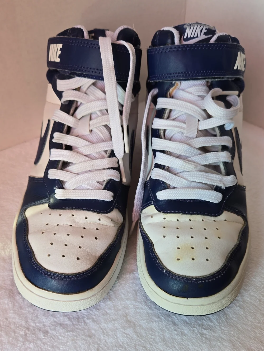 Nike Court Borough Mid 2 Blue Void High Top Sneakers 7Y / Women's 9 Originals